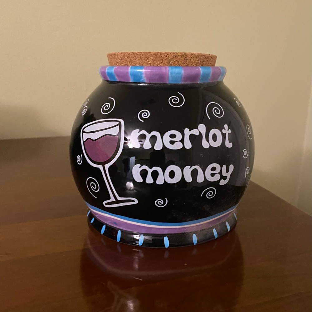 GANZ BELLA CASA CERAMIC MONEY JAR